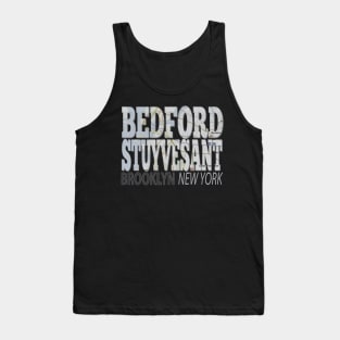 Fun Cool Bedford Stuyvesant Brooklyn New York with Subway Map Tank Top